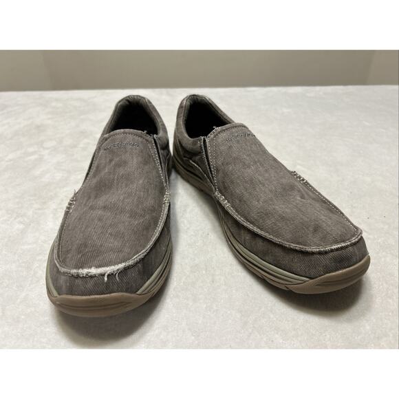 Skechers Men’s Size 10.5 Avillo Relaxed Fit Memory Foam Slip On Loafers 64109 - Picture 3 of 9